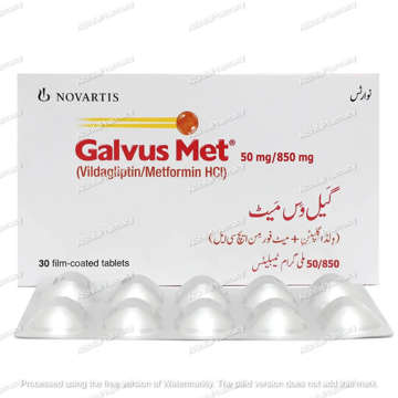 Picture of Galvus Met 50/850mg Tab 1x30s